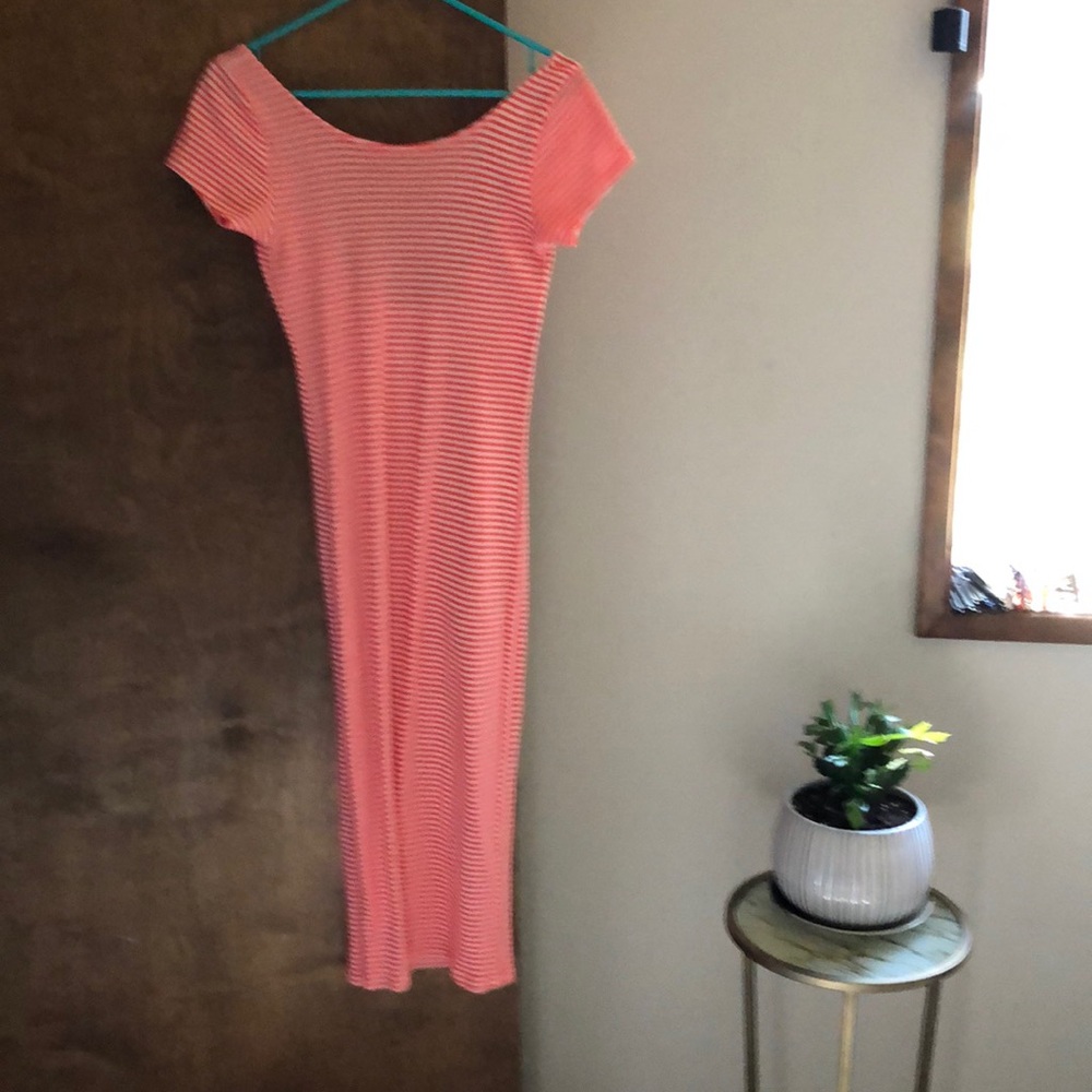 Zara Ribbed Cotton Midi